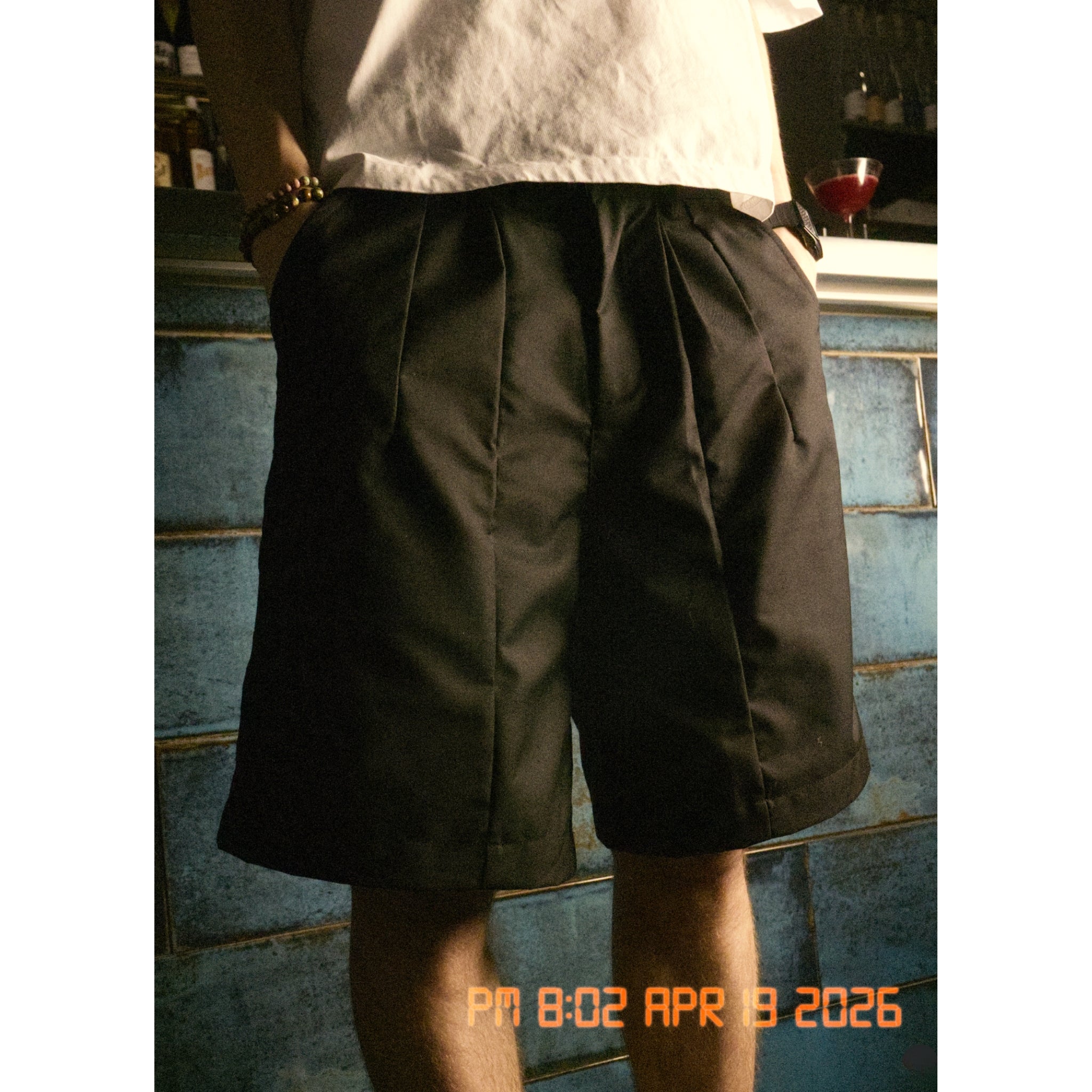 Pleated Shorts